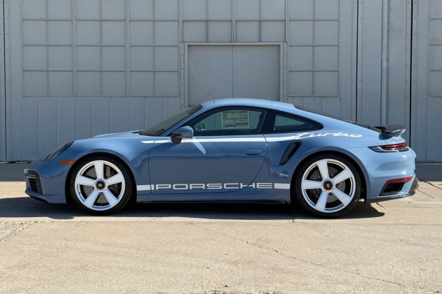 Aetna Blue 2025 Porsche 911 Turbo 50 Years