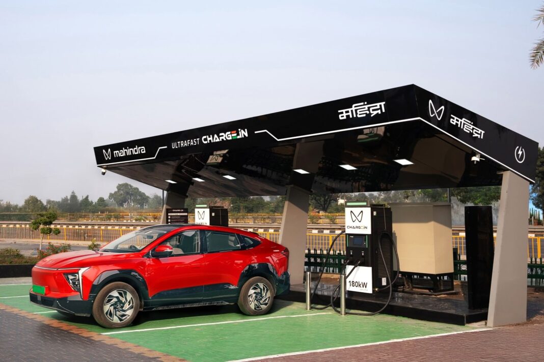 Mahindra launches 180kW fast charger network