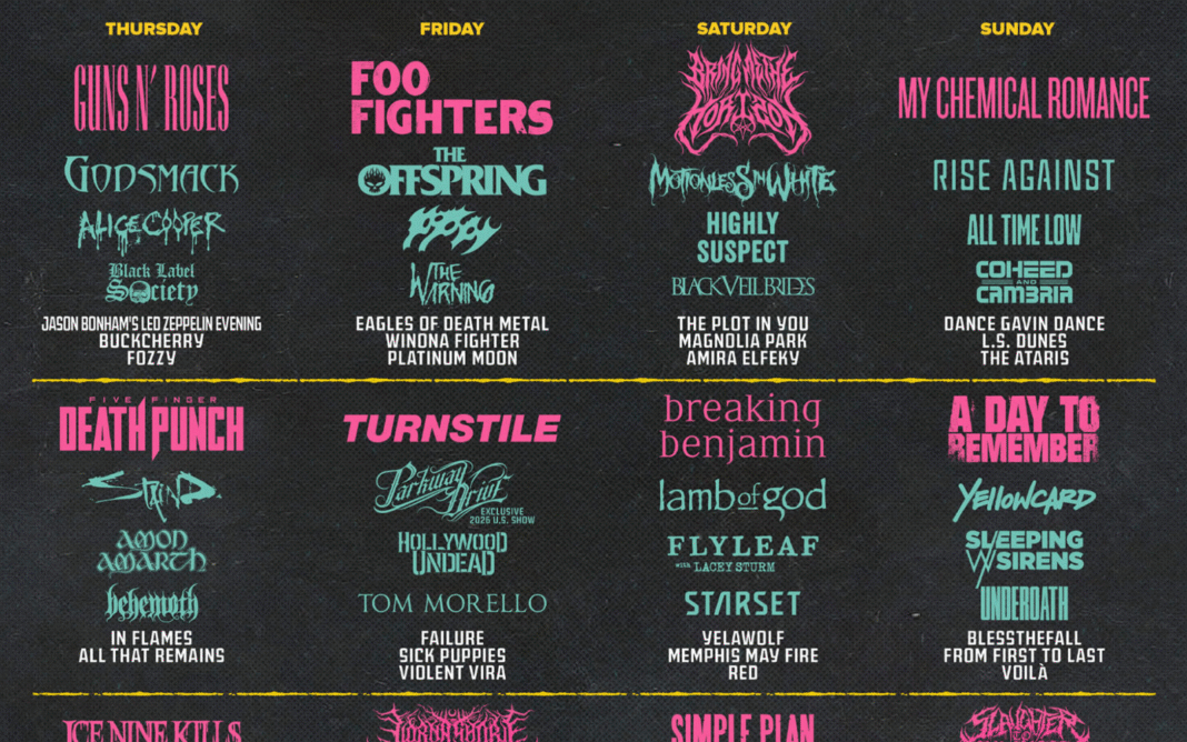 Welcome To Rockville 2026 Announces Full Lineup Feat. FOO FIGHTERS, GUNS N’ ROSES, BRING ME THE HORIZON & More
