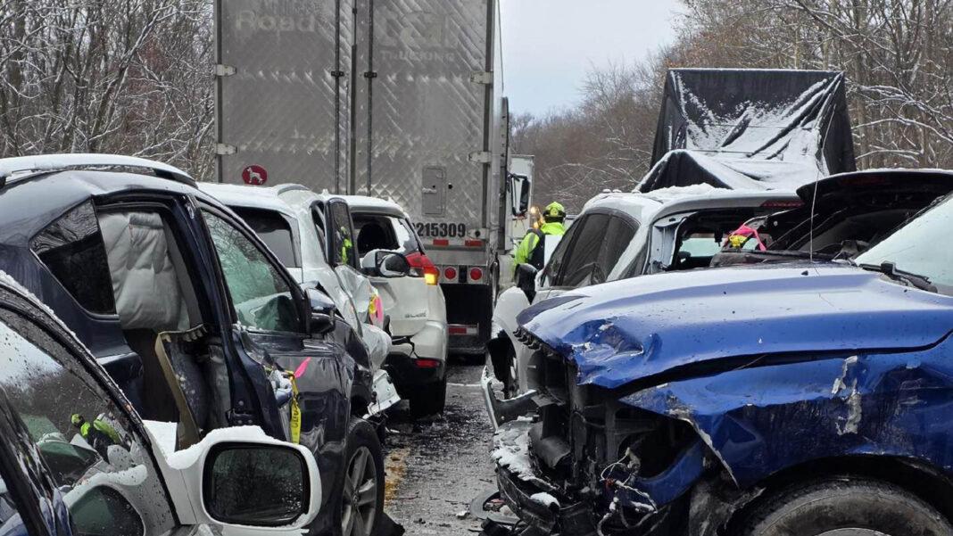 ‘Largest Wreck’ Ever Seen By Fire Dept Freezes Indiana Traffic For Hours