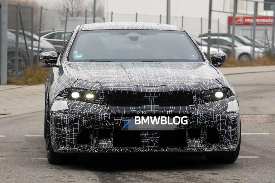 2027 BMW M5 Facelift Spied With Smaller Kidney Grilles And Updated Lighting